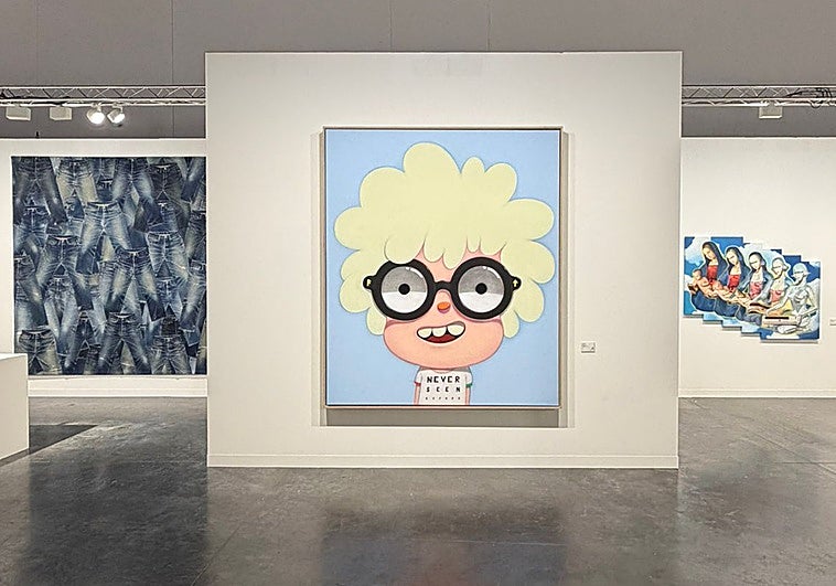 El más difícil todavía de Javier Calleja: exhibe en Art Basel Miami su cuadro más monumental
